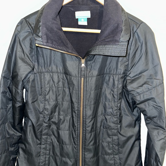 Black Columbia Fleece Lined Jacket Size S - Picture 3 of 6